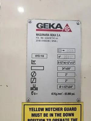 USED 2005 GEKA 110/SD