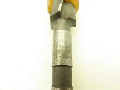 J Brisbois 1 3/16" Carbide Drill Bit Tooling Coolant 7/16" Bore Morse Taper No 2