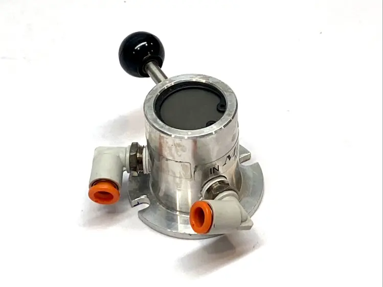 Used MEAD 4-WAY BALL HANDLE PNEUMATIC VALVE 1/8" NPT 150 PSI Valves/Fittings | Maverick Industrial Sales #1100489