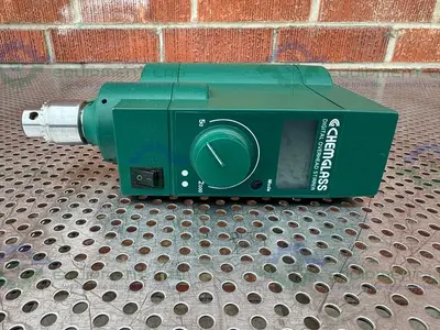 USED CHEMGLASS DIGITAL OVERHEAD STIRRER HOMOGENIZER 50 - 2000 RPM