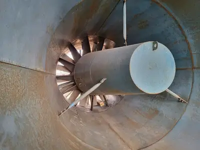 Axial Ventilation Fan & Air Tunnel w/ 1000hp Motor & Control Module