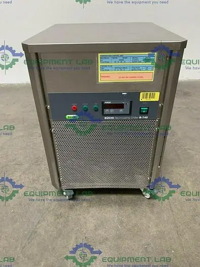 Used BUCHI B-740 RECIRULATING CHILLER, TEMPERATURE RANGE OF -10°C TO +40°C, 230V Chillers California US | Equipment Lab #485280