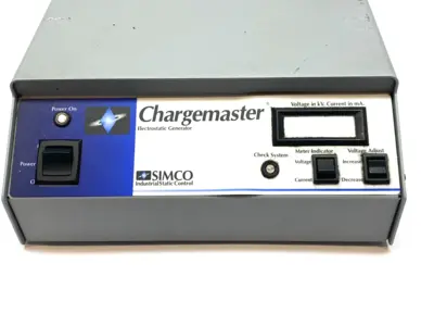 Used Simco Chargemaster Electrostatic Generator, -30kV 5mA 115VAC, 4003335 Power Supply - High Voltage Michigan US | Maverick Industrial Sales #1414300
