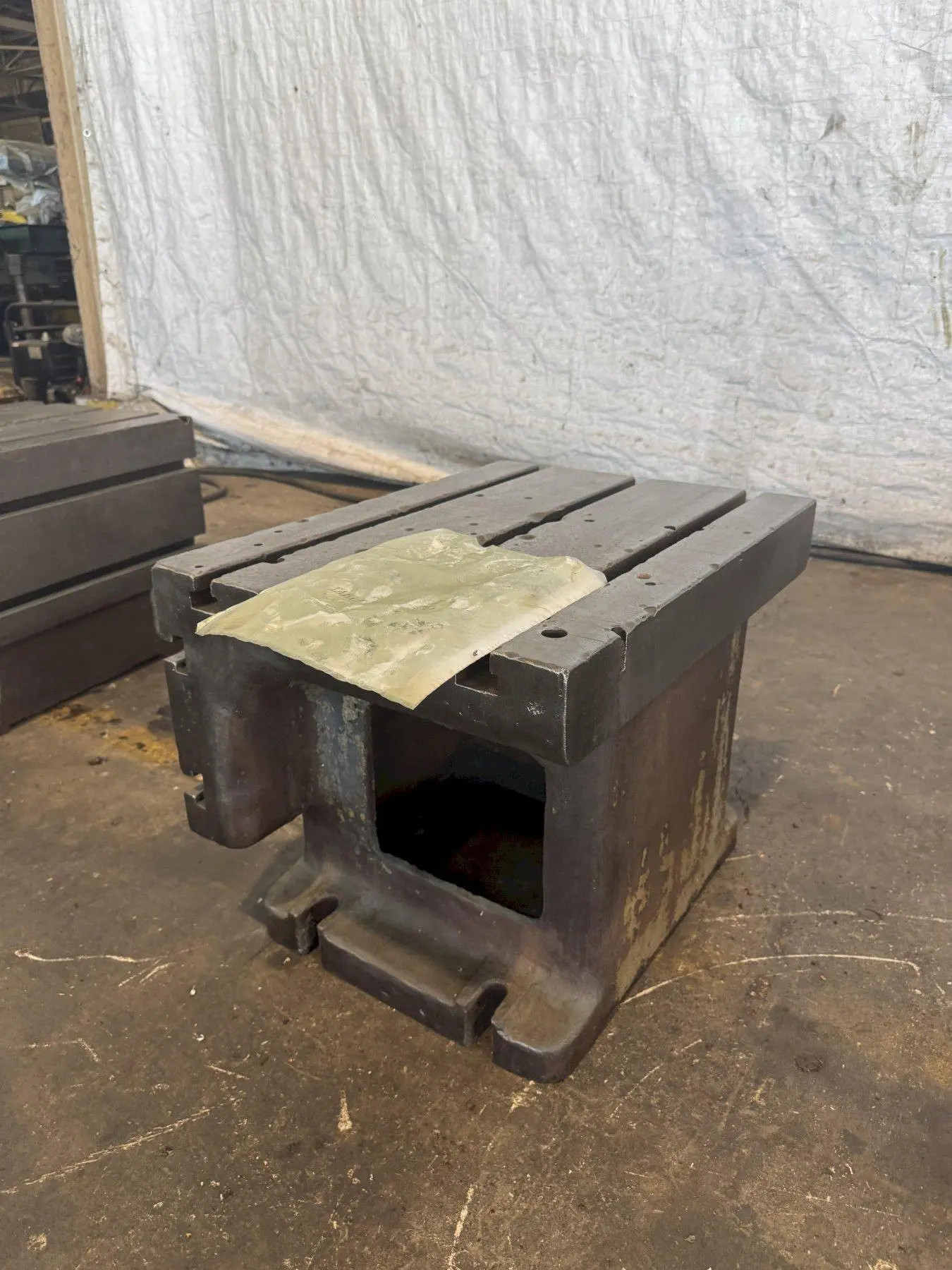 24" W X 18" D X 18" T CARLTON T-SLOTTED DRILL BOX TABLE. STOCK # 1011824
