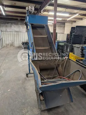 Unknown Manufacturer Used 150HP Granulator with Conveyor