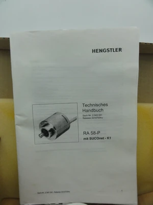 NEW HENGSTLER R 58-P