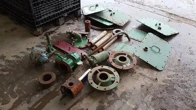 USED GARDNER DENVER TEE 4 X 5 TRIPLEX MUD PUMP