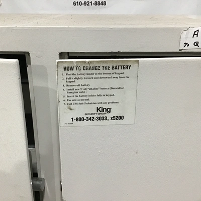 FireKing P02020012129 Narcotic Pharmacy Safe Double Doors