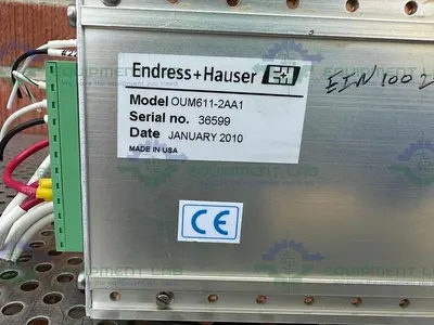 USED WEDGEWOOD ANALYTICAL / ENDRESS + HAUSER OUM611 - 2AA1 BUBBLE DETECTOR