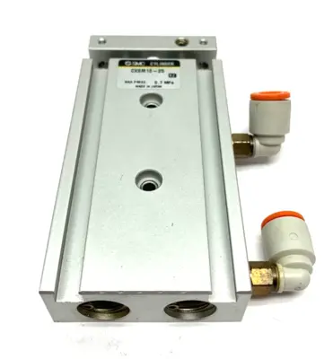 CXSM10-25 | SMC  Dual Rod Guided Pneumatic Cylinder 10mm Bore 25mm Stroke - Used