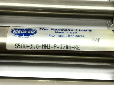 S500-3.0-MH1-P-J70B-KE | Fabco Air  Linear Guide Cylinder - Used