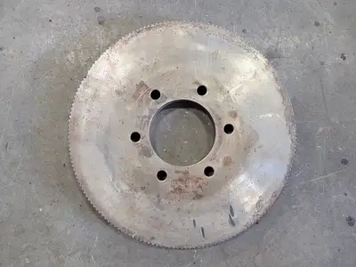 12" Knurled Finish Cylindrical Plate