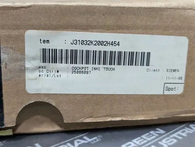 Siemens J31032-K2002-H454 Cockpit 15 Advanced Touch Interface Panel New NIB
