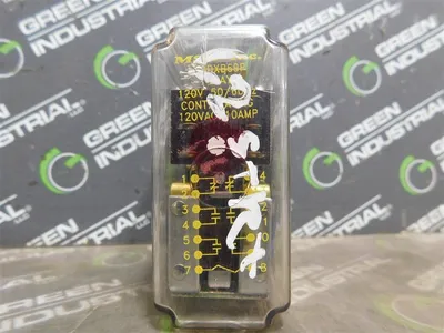 MSD Inc. 219DXB69P Relay 120V 50/60Hz CONT Rating. 120VAC 10A Used