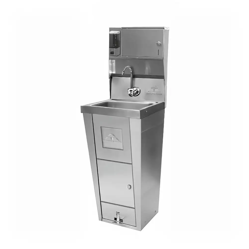 Advance Tabco 7-PS-99 Pedestal Commercial Touchless Hand Sink w/ 14"L x 10"W x 5"D Bowl, Pedal Valve