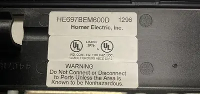 USED HORNER HE697BEM600D