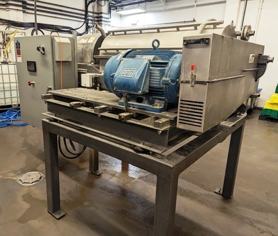 Sharples P3400 sanitary decanter centrifuge, 316SS.
