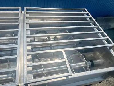Used Rietz Double Ribbon Blender, 150 Cubic Feet