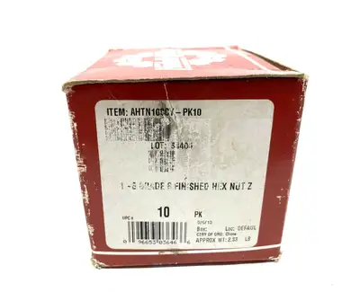 New | in-Stock HODELL-NATCO HEX NUTS Nuts & Screws | Maverick Industrial Sales #1116279