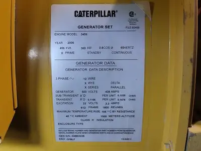 USED 2006 CATERPILLAR 3456