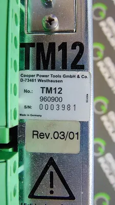 Cooper Tools TM12 Servo Drive Card 960900 Rev.03/01 Used