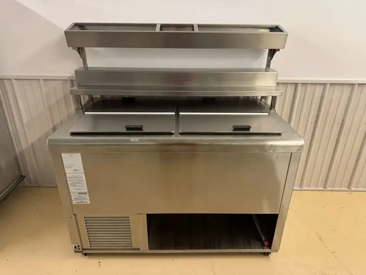 Used Nelson Used Nelson BD-8RB Double Row Ice Cream Dipping Cabinet 115V Ice Cream Equipment Illinois US | Falcon Restaurant Supply #1375056
