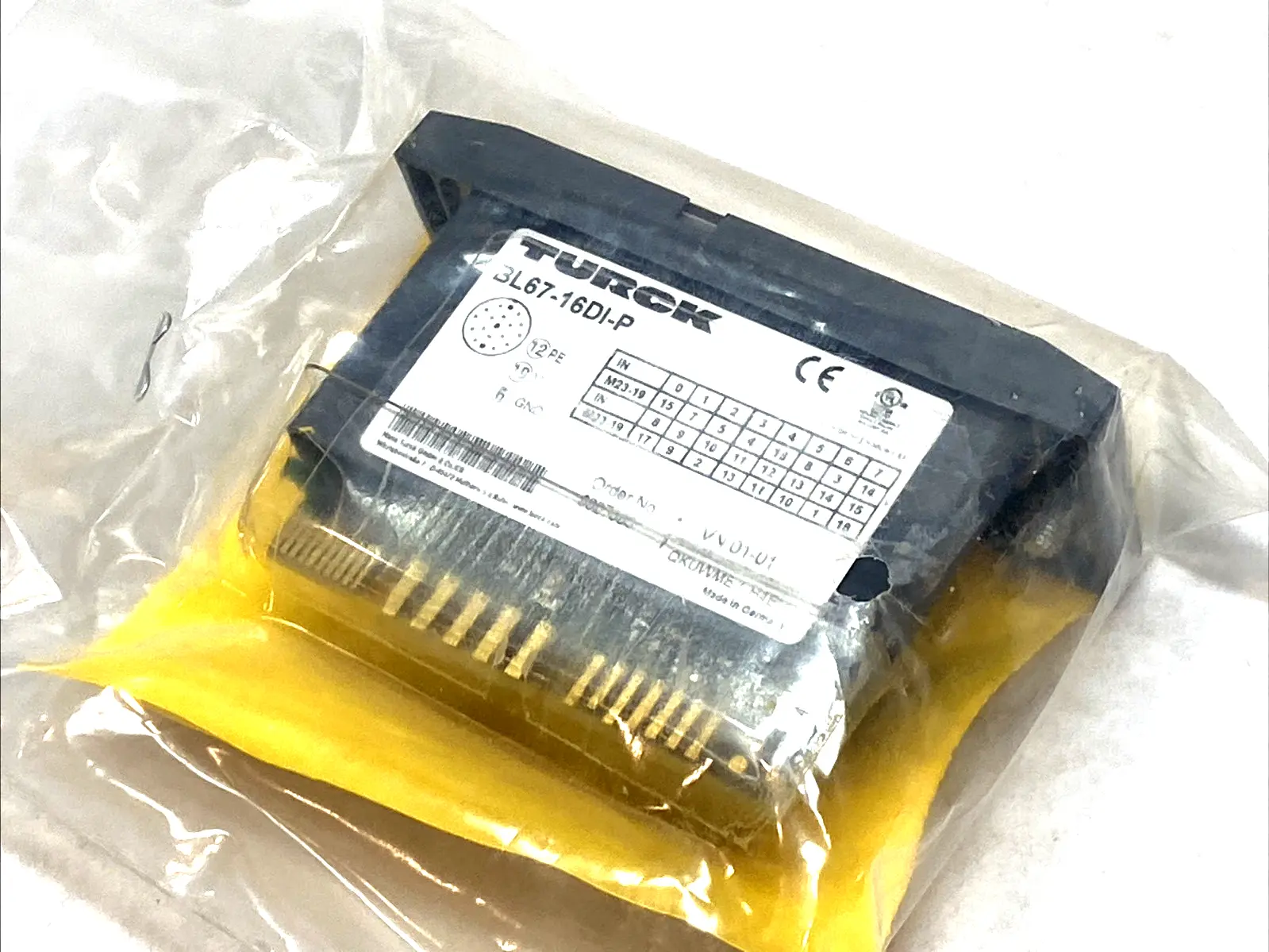 USED TURCK ELECTRONIC I/O MODULE 16-DIGITAL INPUTS, PNP, 6827383