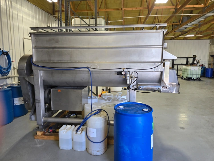 Used 64 cubic Stainless steel Dual Ribbon Blender SS Ribbon Blenders Missouri US | Elite Machine #1285085