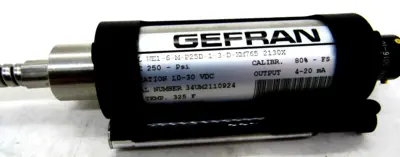 NEW GEFRAN WE1-6-M-P25D-1-3-D-XM765 2130X TRANSDUCER WE16MP25D13DXM765 2130X