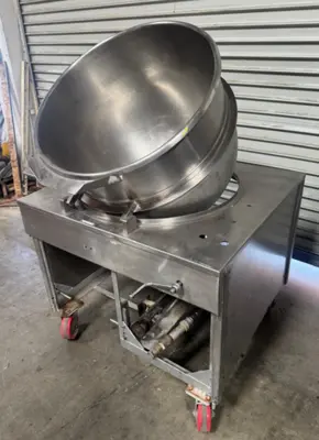 40 Gallon Stainless Steel Bowl Tilting Kettle