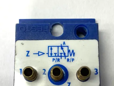 Used Festo Pneumatic Valve 3/2-Way 0-8 Bar 4233 Solenoid Valves Michigan US | Maverick Industrial Sales #1392475