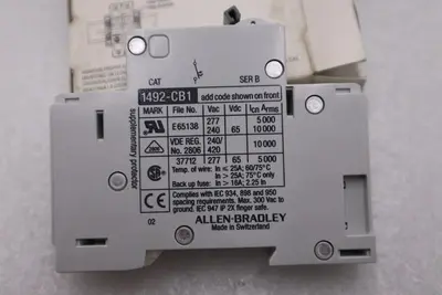 NEW IN BOX ALLEN BRADLEY 1492-CB1G060 SER. C 277VAC 6A STOCK H325A