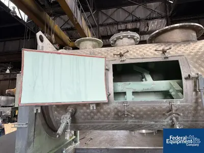 Used Processall 124 Cu Ft ProcessAll Plow Mixer Dryer, 304 S/S, Model 3500S Plow Mixers Ohio US | Federal Equipment Company #1337700