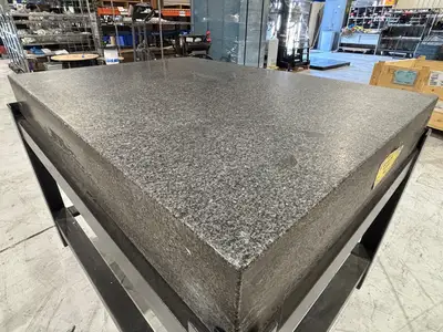 Used CONTINENTAL GRANITE CORP. 36 X 48 X 6 GRANITE INSPECTION TABLE Granite Surface Plates Michigan US | Maverick Industrial Sales #1122905