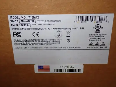 New | in-Stock NTRON 716M12 Network Switches Ohio US | HGR 24 #1129823