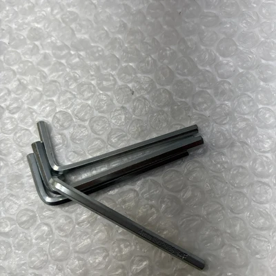 **Preowned (5) 4mm (5) 3mm Hex Allen Key, L-Wrench, ISO 2936 B+F #