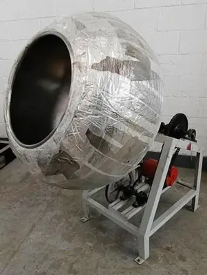Stainless Steel 38" Diameter Coating Pan