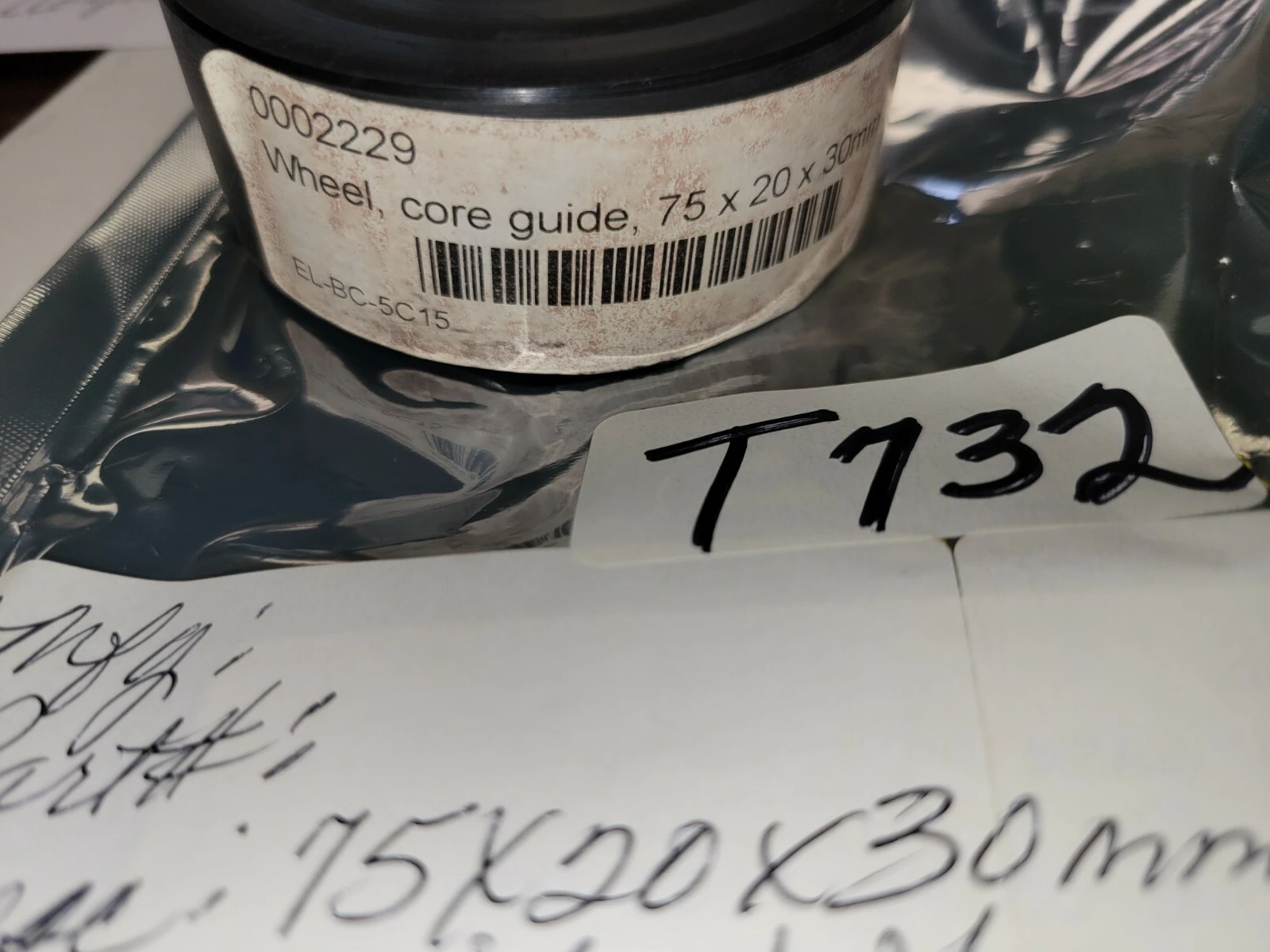 WHEEL CORE GUIDE .75X.20X30MM  THICK  LOT OF 2