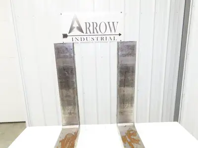 Bolzoni RAU TD061 4-3/4x48" Class 3 Steel Forklift Forks 20" Carriage 1-Pair