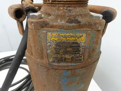 Tsurumi KRS2-B3 Submersible 3" Dewatering Sump Pump 5Hp 460V 383 GPM 57 Ft-Hd
