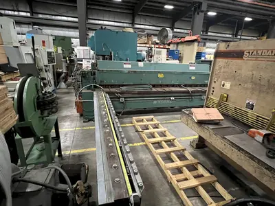 1/4" x 12' WYSONG, MODEL 1225 CNC FRONT AND REAR BACKGAUGING