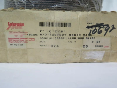 New | in-Stock aa 10692 Misc Abrasive Materials California US | Amiron Machinery #743479