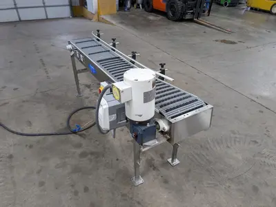 Laughlin SS Plastic Belt Incline Conveyor