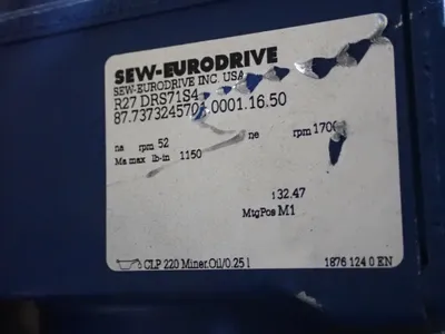 USED SEW EURODRIVE R27 DRS71S4