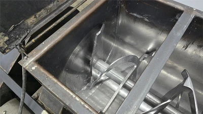 16 CU/FT Stainless Steel Lowe C-16 Platform Double Ribbon Blender, 7.5 HP