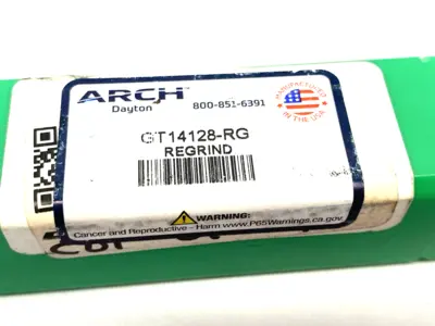 GT14128-RG | Dayton Arch  Regrind Cutting End Mill 6-Flute - New – Open box