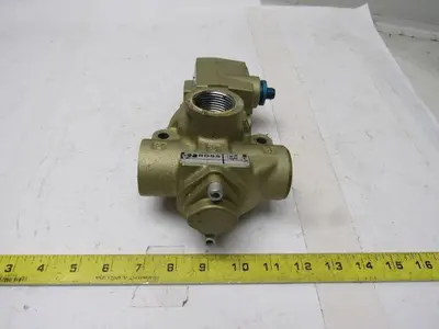 Ross D2773A6858 2/2 Solenoid Operated 1" NPT Poppet Valve