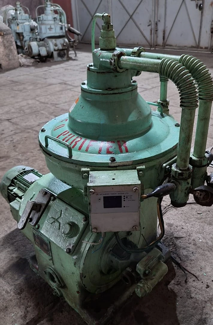 Mitsubishi SJ-10G self-cleaning oil purifier, SS bowl.