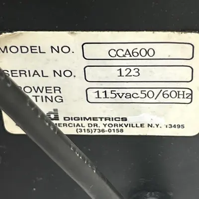 Used DIGIMETRICS CCA600 Cable/Network Testers Ohio US | Surplus Asset Holdings #1290447