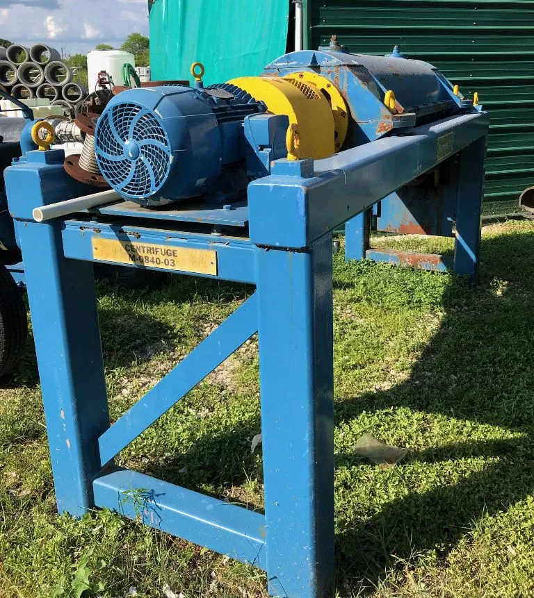 Sharples PM-38,000 Super-D-Canter centrifuge, 316SS.